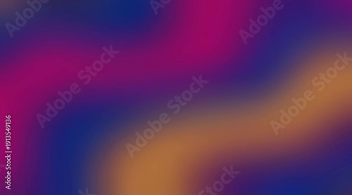 Abstract luxury gradient background with smooth transition blending deep blue, purple, pink, and warm golden tones. Fluid curved color fusion creates a modern, premium, and artistic digital backdrop. 