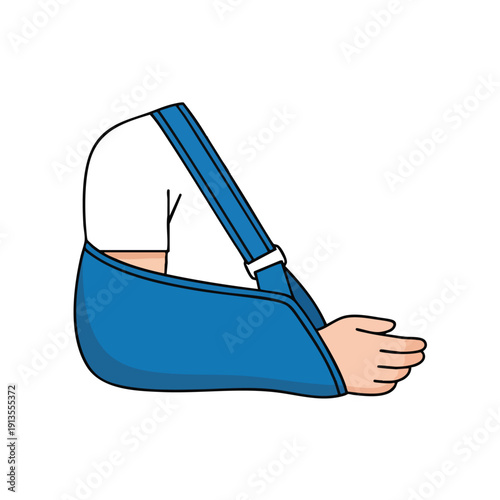 Comfortable Arm Support with Soft Padding for Injury Recovery and Medical Care