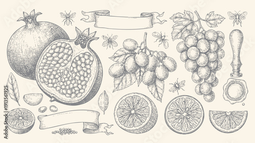 Healthy food set. Vegetables, fruits, milk, berries and healthy food  collection. Natural organic nutrition. Fresh vitamin grocery products