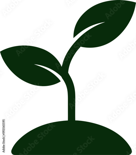 green plant growing from a tree