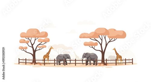 Conservation Area Preserving Animals and Habitat