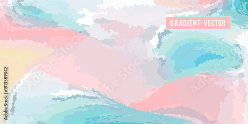 Abstract pastel gradient background with swirling marble like textures
