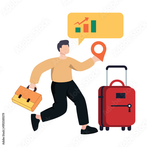 Travel Tourism Vacation Trip Illustration