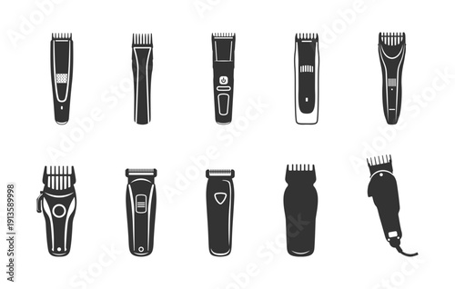 Hair clipper silhouette, Barber clipper svg, Hair clippers vector, Barber clipper silhouette, Barber clipper clipart. 