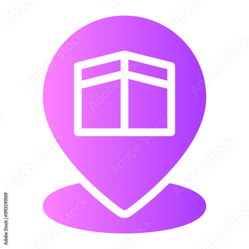 Mecca gradient icon