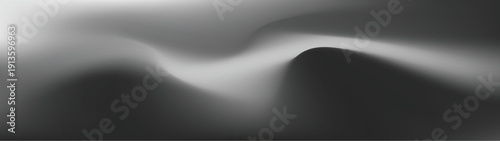 Grey black and white Abstract gradient mesh blurred backgrounds holographic texture long banner eps 10