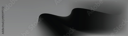 Grey black and white Abstract gradient mesh blurred backgrounds holographic texture long banner eps 10