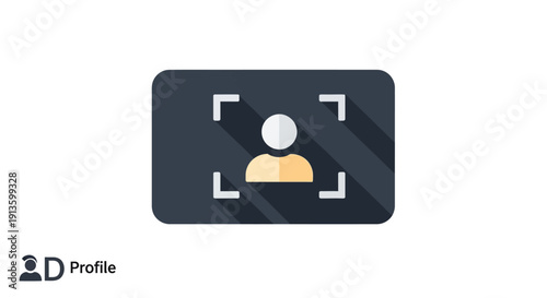 ID Profile Card Identification Photo.