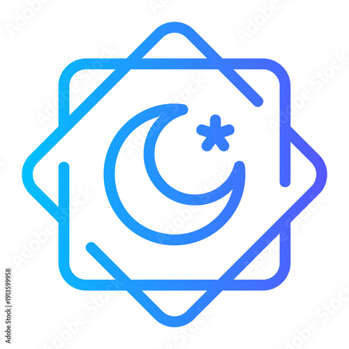 ornament gradient icon