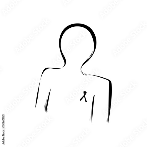 Black Morning ribbon