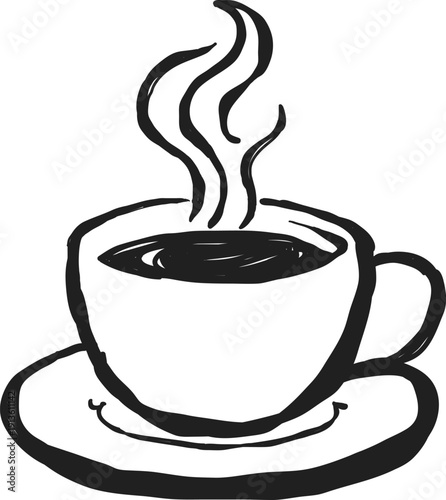 Coffee cup doodle