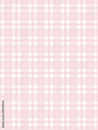 Plaid seamless pattern light pink