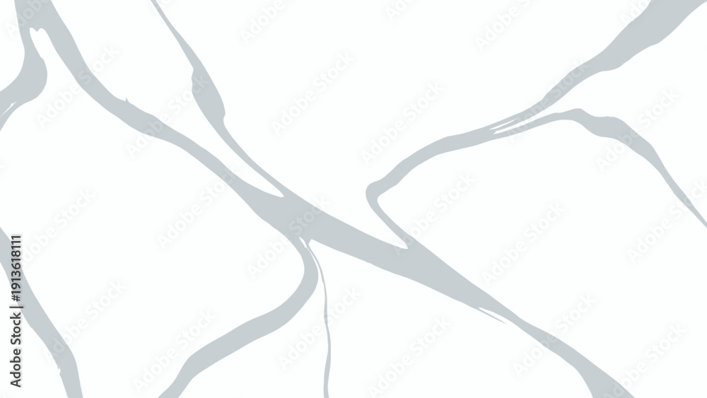 Fototapeta premium Abstract Grey Brushstrokes on White Background, Artistic and Minimalist Design