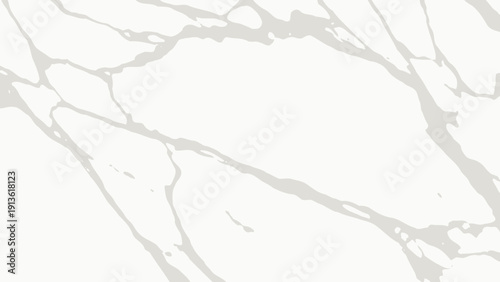 Elegant White Marble Texture with Gray Veins and Natural Patterns