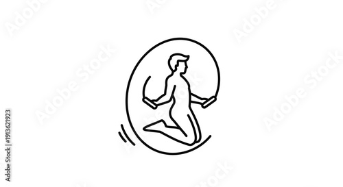 Vector illustration of a beautiful woman with long hair in a cartoon lotus yoga pose silhouette for fashion and health design