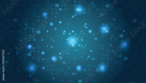 Cyber Security and Data Protection Technology Concept.Modern Cyber Security Technology Background.