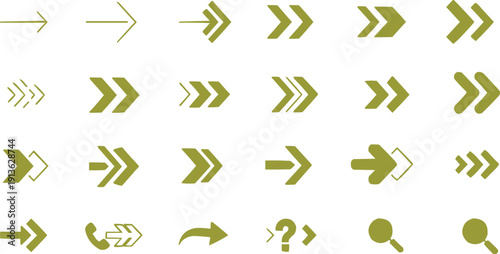 this collection showcases a versatile range of arrow designs that can be used for various purposes, such as graphic design