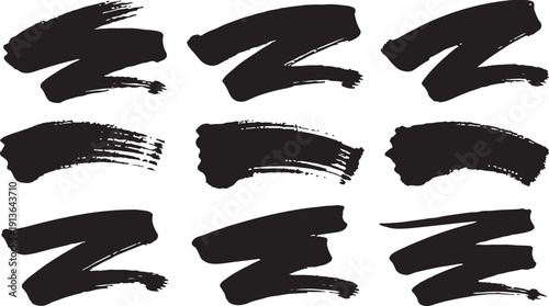 Minimalist depiction of black shapes resembling stylized boat prows or wings