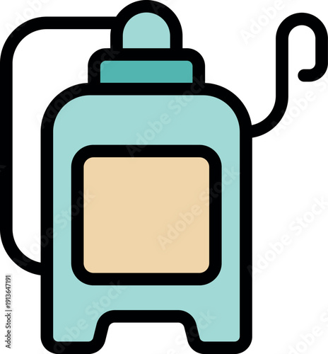 Garden pressure sprayer for controlling pests and diseases, ensuring healthy plant growth