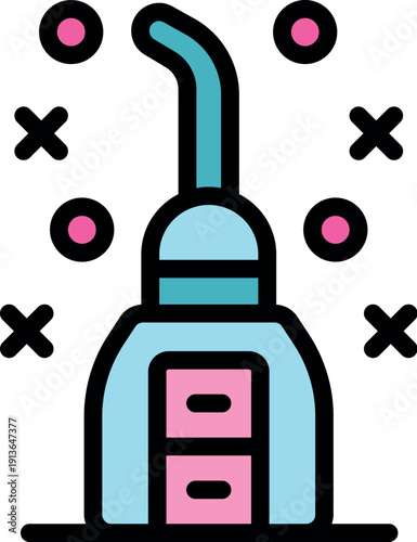 Water flosser removing bacteria and plaque, promoting healthy gums and fresh breath