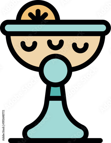 Refreshing cocktail served in a classic margarita glass, garnished with a lime wheel