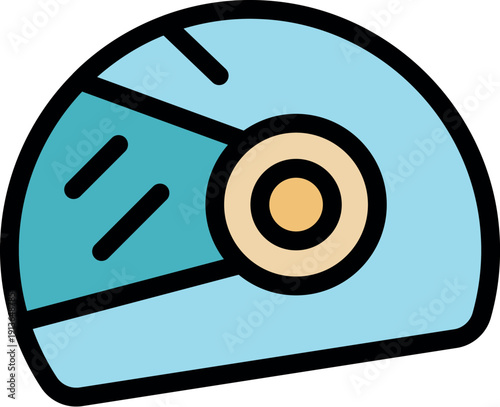 Compact disc icon represents modern data storage, symbolizing digital information and advanced technology in a minimalist design