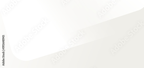 white abstract minimalist geometric background with layered line shadow and light gradients. template poster banner.