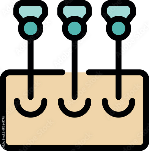 Microneedling pen stimulating collagen production for skin rejuvenation, enhancing complexion and reducing wrinkles