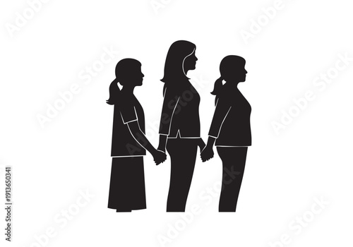 A lone tree stands against a vibrant sunset sky creating a striking silhouette high quality professional