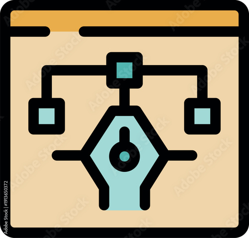 Web design process involving algorithm, creativity, and platform development for interactive online experience