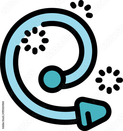 Nanorobot moving through blood vessels delivering medicine to specific cells, innovative medical technology