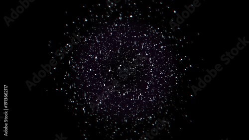 Abstract Crystalline Chromatic Dispersion Energy Core 4K Seamless Loop