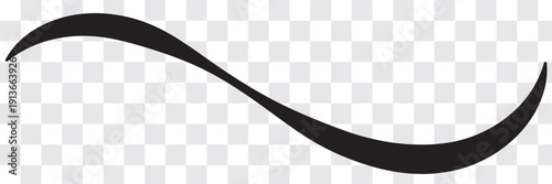 Hand drawn swoosh elements, and swoop underline typography tails shape in flat styles. Set of Swoosh vector. Set of ribbons. Design concept element collection. Vector illustration.