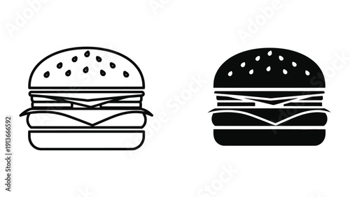 Black and white hamburger icons