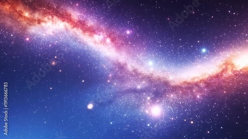 Wallpaper Mural Cosmic Symphony - A Journey Through the Vibrant Depths of the Universe. Torontodigital.ca