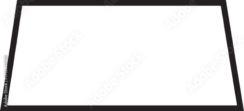 Padel Court Icon Top View Silhouette With Abstract Padel Mark SVG