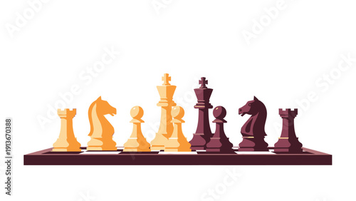 Chess Game Strategy Board Pieces