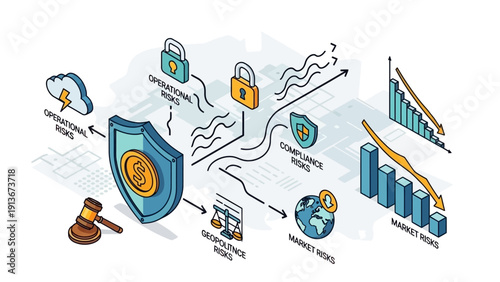 Risk Management Strategy: Security Shield Protects Against Financial and Operational Threats