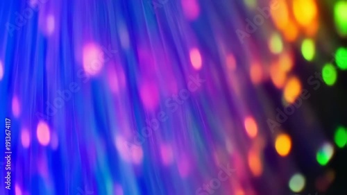 Wallpaper Mural Abstract Light Show - A Vibrant Display of Color and Motion. Torontodigital.ca