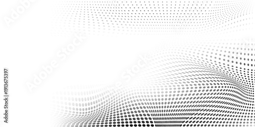 Art halftone gradient texture. Vanishing polka dot background modern abstract simple