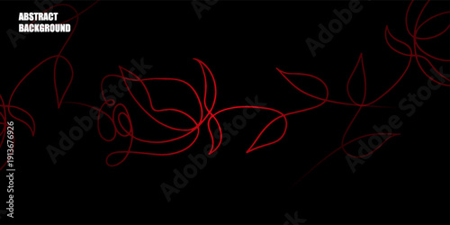 Wine red and black abstract background with geometric pattern and gradient shades, fish tail shape