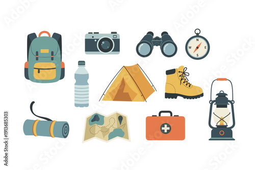Camping gear and essentials for outdoor adventures