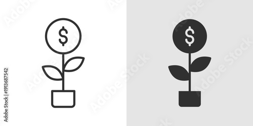 New Venture Icon representing startup initiatives, entrepreneurial projects, business launches, and innovative enterprise development.