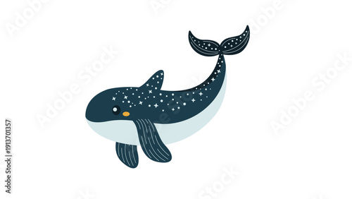 vector illustration of a fish