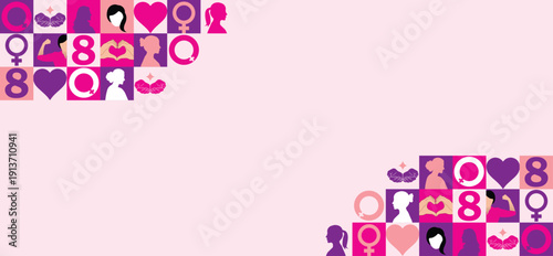 Give To Gain - International women's day concept poster. Woman sign illustration background. 2026 women's day campaign theme - #GiveToGain