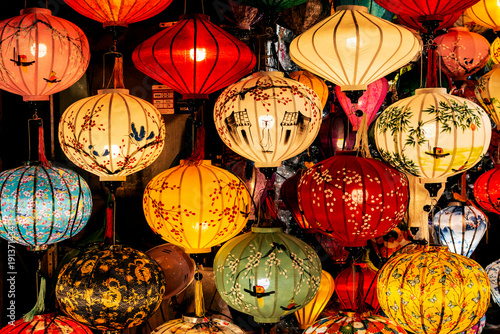 Wallpaper Mural traditional colorful vietnamese lanterns on display at in hoi an vietnam Torontodigital.ca
