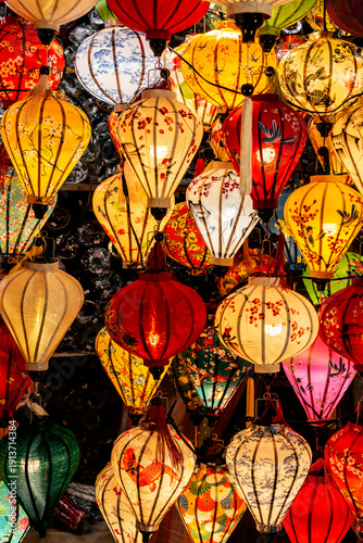 Wallpaper Mural traditional colorful vietnamese lanterns on display at in hoi an vietnam Torontodigital.ca