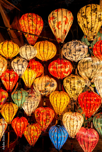 Wallpaper Mural traditional colorful vietnamese lanterns on display at in hoi an vietnam Torontodigital.ca