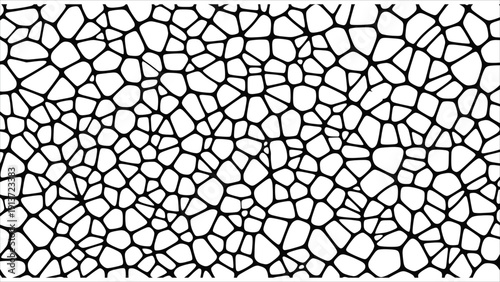  Abstract organic cell network pattern – digital art background featuring cellular structures, vector illustration.