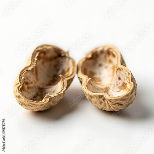 Discover the intricate details of discarded peanut shells captured in high-definition for compelling food and nature videos